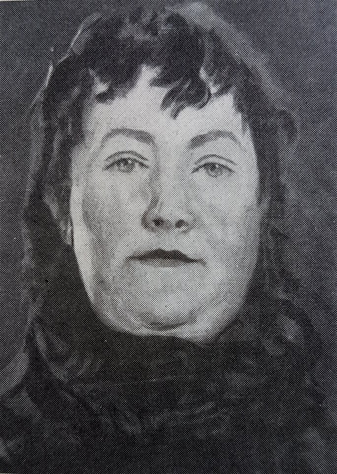 Christine Sundberg självporträtt 1891