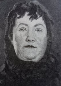 Christine Sundberg självporträtt 1891