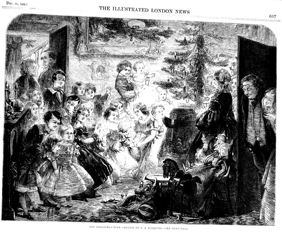 Christmas tree 1858