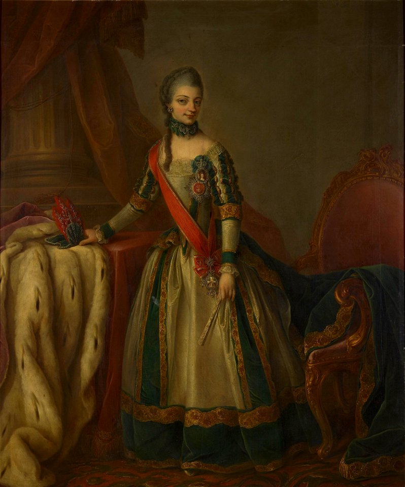Christiana of Mecklenburg-Strelitz, Royal Collection. Free illustration for personal and commercial use.