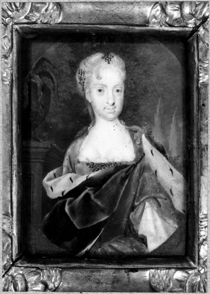 Christiane Eberhardine, 1671-1727, av Brandenb.-Bayreuth, gift Sachs-Polen - Nationalmuseum - 28618