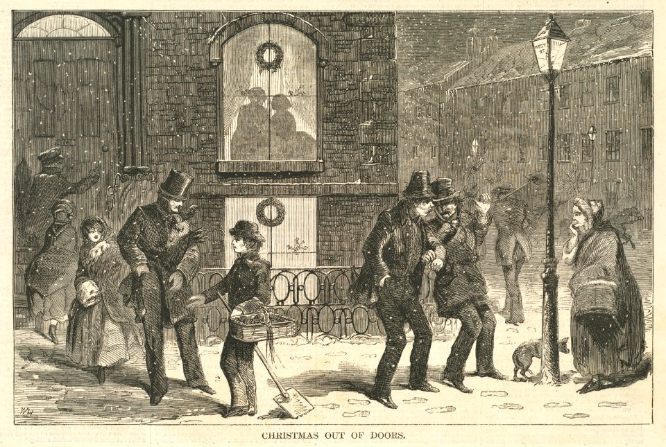 Christmas out of doors (Boston Public Library)