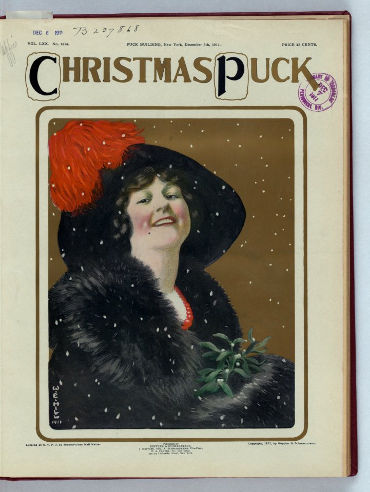 Christmas Puck - W.E. Hill '11. LCCN2011649084