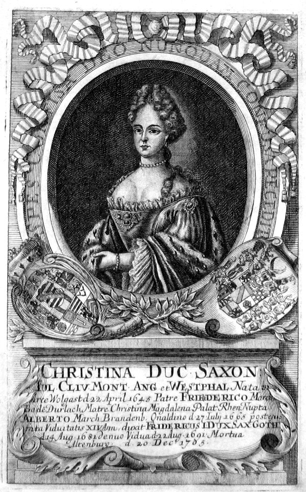 Christina of Baden-Durlach, duchess of Saxe-Gotha-Altenburg