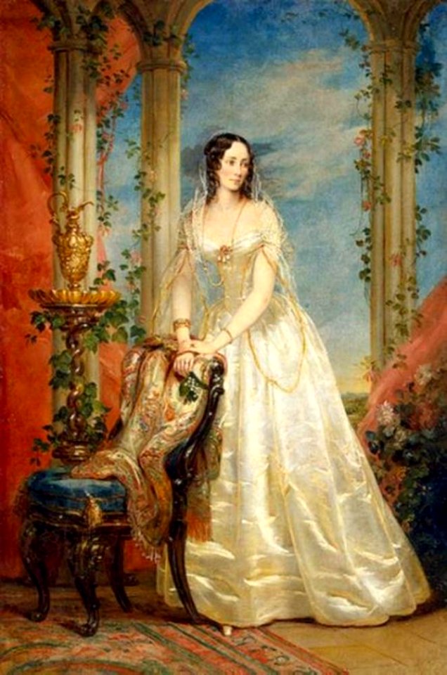 Christina Robertson - Portret van prinses Zinaida Ivanova Yusupova, née Narishkina (1810-1893) - ГЭ-7419 - Hermitage Museum