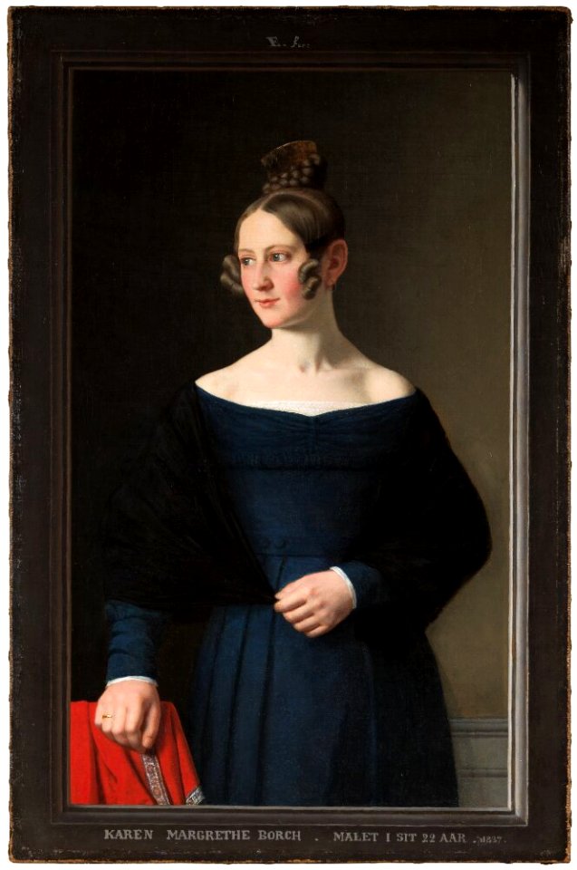 Christoffer Wilhelm Eckersberg - Karen Margrethe Borch - NM 7330 - Nationalmuseum