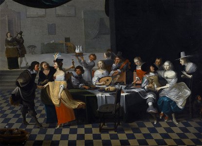 Christoffel Jacobsz van der Lamen - Merry Company Making Music