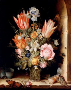 Christoffel van den Berghe, Dutch (active Middelburg), active c. 1617 - after 1628 - Still Life with Flowers in a Vase - Google Art Project