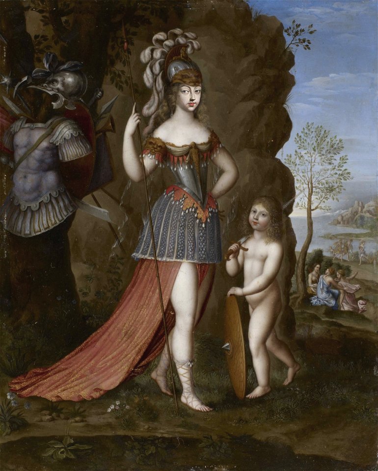 Christine of Savoy as Minerva