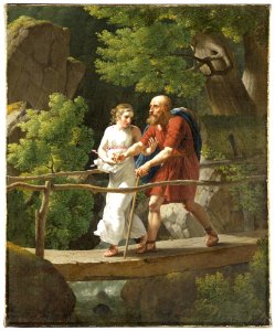 Christoffer Wilhelm Eckersberg - Oedipus and Antigone - NM 7340 - Nationalmuseum