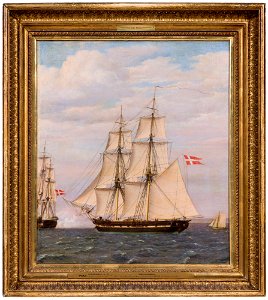 Christoffer Wilhelm Eckersberg - Naval Brig - NM 2953 - Nationalmuseum