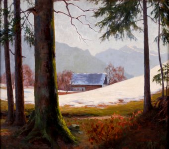 Christl Dafert - Landschaft am Attersee