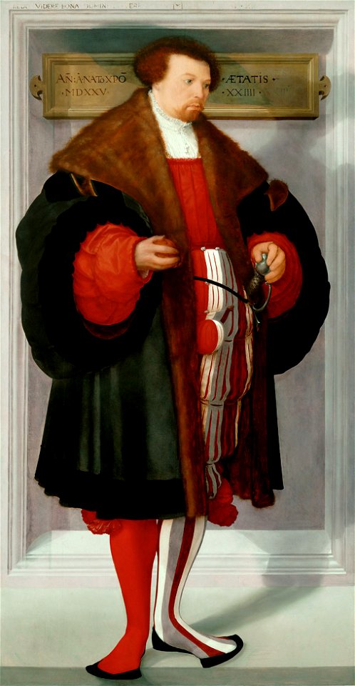 Christoph Amberger, , Kunsthistorisches Museum Wien, Gemäldegalerie - Bildnis eines Mannes - GG 887 - Kunsthistorisches Museum