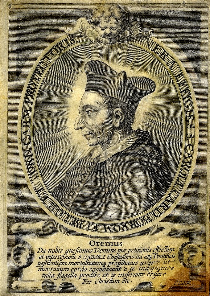Christofano Paolo Galli Vera effigies S. Caroli cardinalis Borromaei ubs G 0220 II