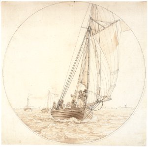 Christoffer Wilhelm Eckersberg - En Fart til Charlottenlund