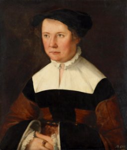 Christoph Amberger - Bildnis der Sibilla Eiselin - GG 1000 - Kunsthistorisches Museum