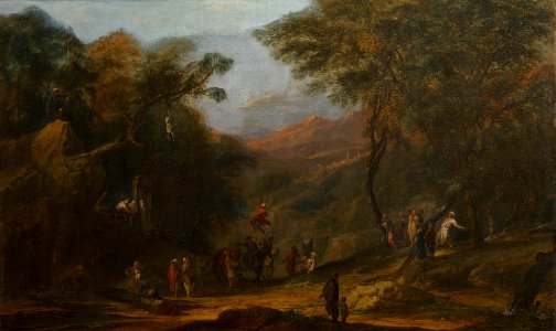 Christoph Ludwig Agricola (1667-1719) - 'Oriental Sports' - RCIN 401139 - Royal Collection