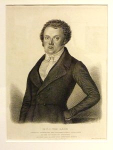 Christoph F Dörr - Dr FC von Baur - Stahlstich 1830er