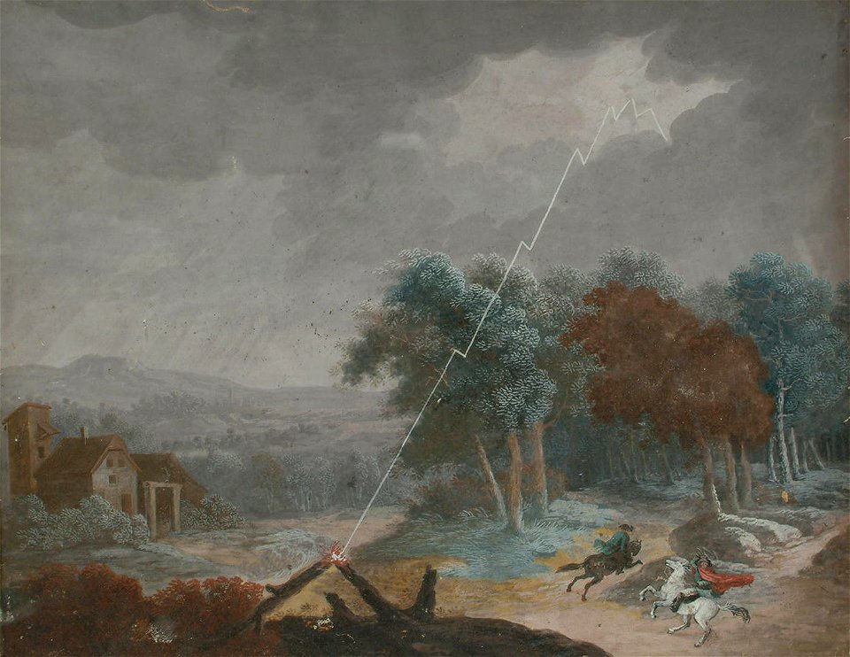 Christoph Ludwig Agricola - Bewaldete Landschaft mit Reitern
