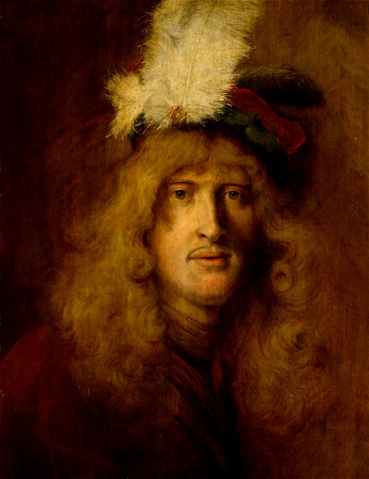 Christoph Paudiß, , Kunsthistorisches Museum Wien, Gemäldegalerie - Bildnis eines jungen Mannes mit Federbarett - GG 770 - Kunsthistorisches Museum