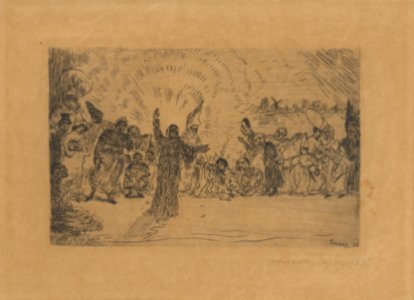 Christus bij de bedelaars, James Ensor, Mu.ZEE Oostende, SM001442