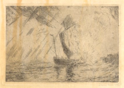 Christus bedaart de storm, James Ensor, Mu.ZEE Oostende, SM001356