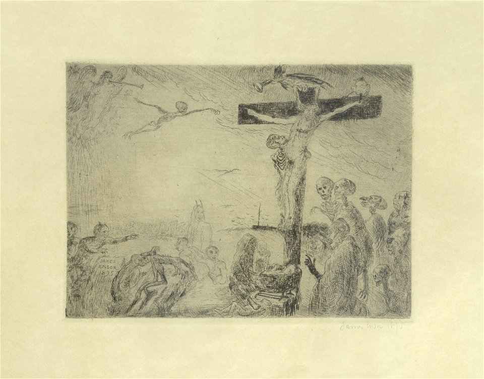 Christus door duivels gekweld, James Ensor, Mu.ZEE Oostende, SM001435