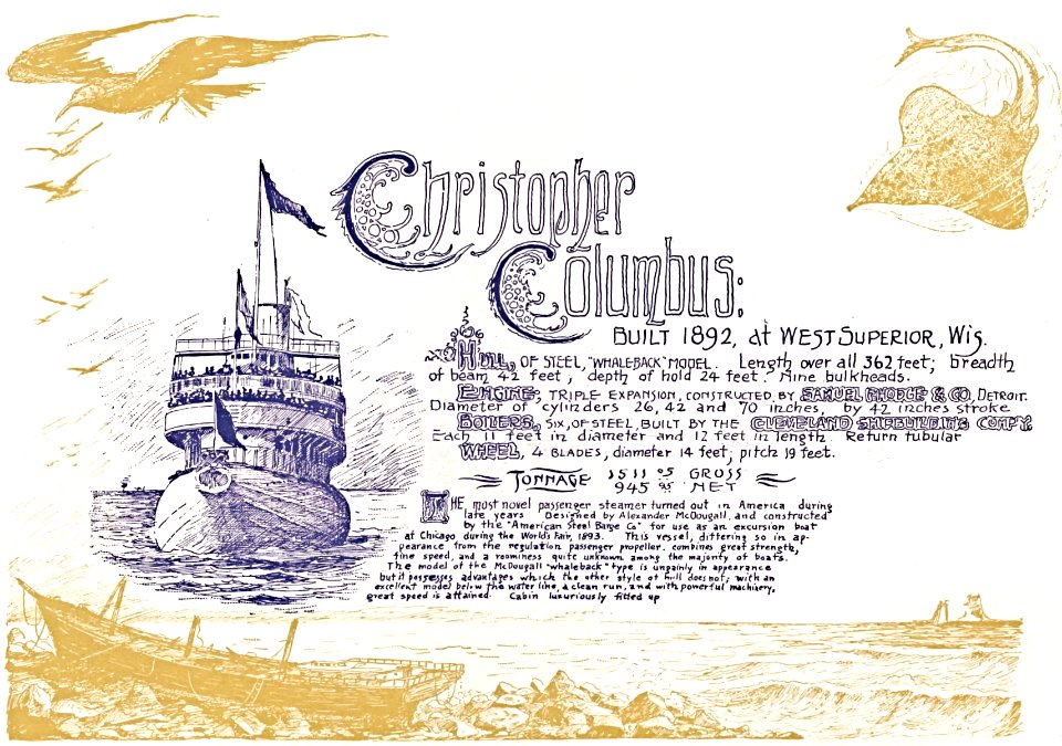 Christopher Columbus (whaleback steamship) 02