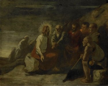 Christus en zijn discipelen Rijksmuseum SK-A-1869. Free illustration for personal and commercial use.