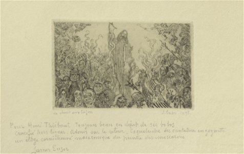 Christus daalt neer in de hel, James Ensor, Mu.ZEE Oostende, SM001444b