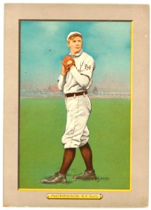 Christy Mathewson, New York Giants, baseball card portrait LCCN2007685630