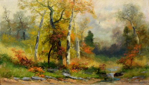 Christopher High Shearer - Fall Landscape - 1922.419.1 - Reading Public Museum