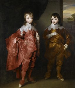 Christopher William Hanneman (1755-93) - George Villiers, 2nd Duke of Buckingham (1628-87), and Lord Francis Villiers (1629-48) - RCIN 407231 - Royal Collection