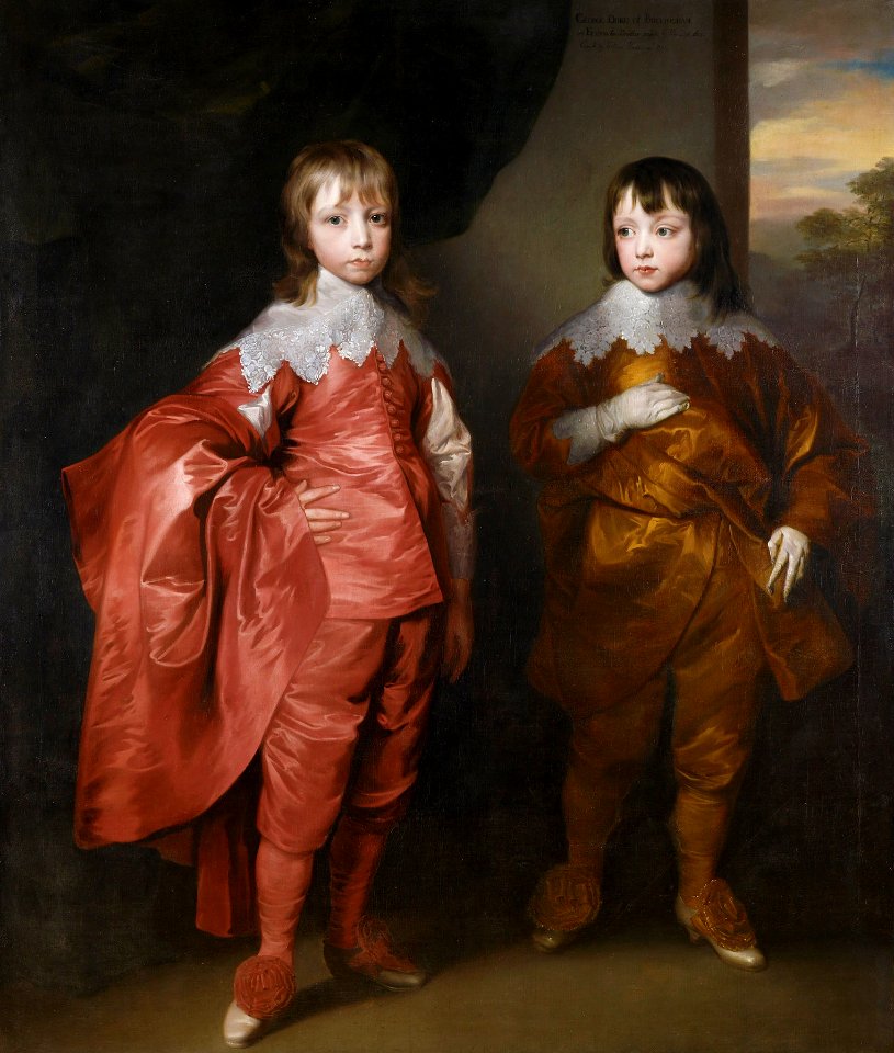 Christopher William Hanneman - Portrait of George Villiers, 2nd Duke of Buckingham and Lord Francis Villiers