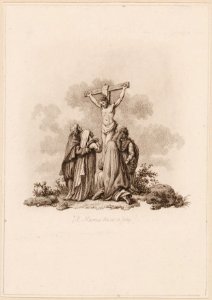 Christus aan het kruis met wenende vrouwen, objectnr A 16627