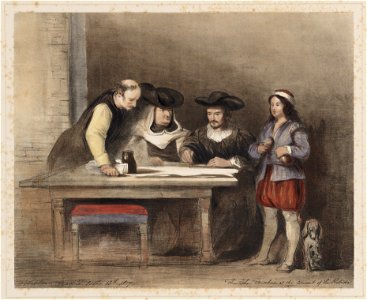 Christus Columbus op het Convent te La Rabida, objectnr A 16101