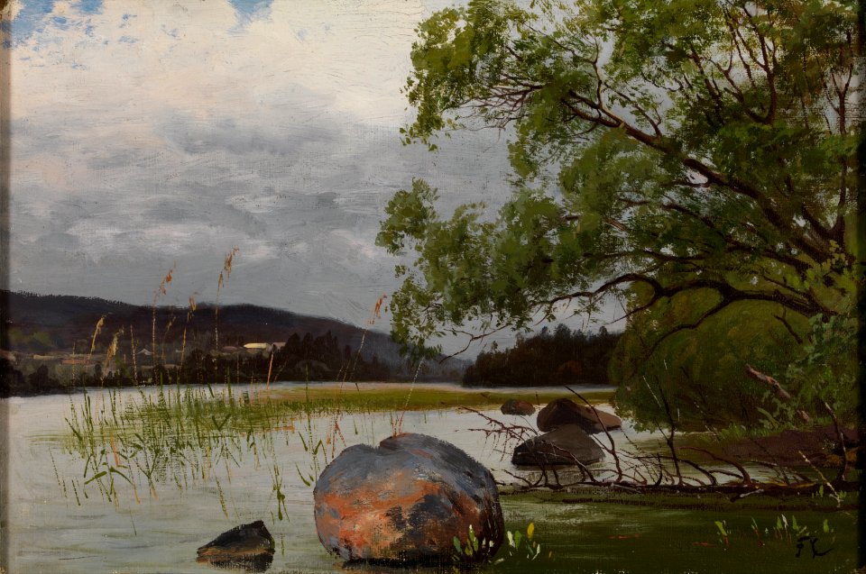 Churberg, Fanny - Shore landscape - Google Art Project
