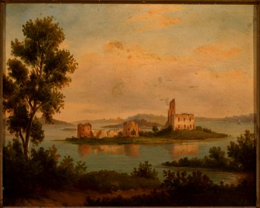 Chrystian Breslauer - Castle in Trakai - MP 5382 MNW - National Museum in Warsaw