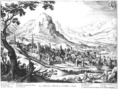Chur 1642 Merian Helvetiae