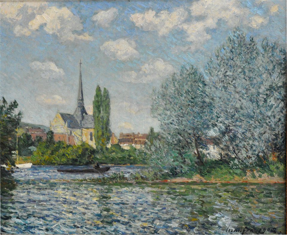 Church of Petit-Andelys (France) by Maxime Maufra