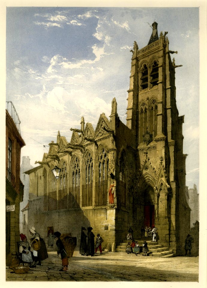 Church of St Severin, Paris (BM 1870,0813.199)