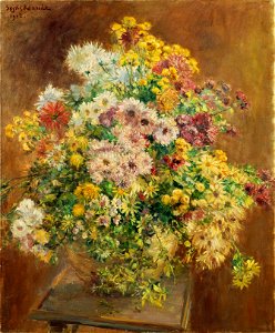 Chrysanthemums by Kuroda Seiki (Pola Museum of Art)