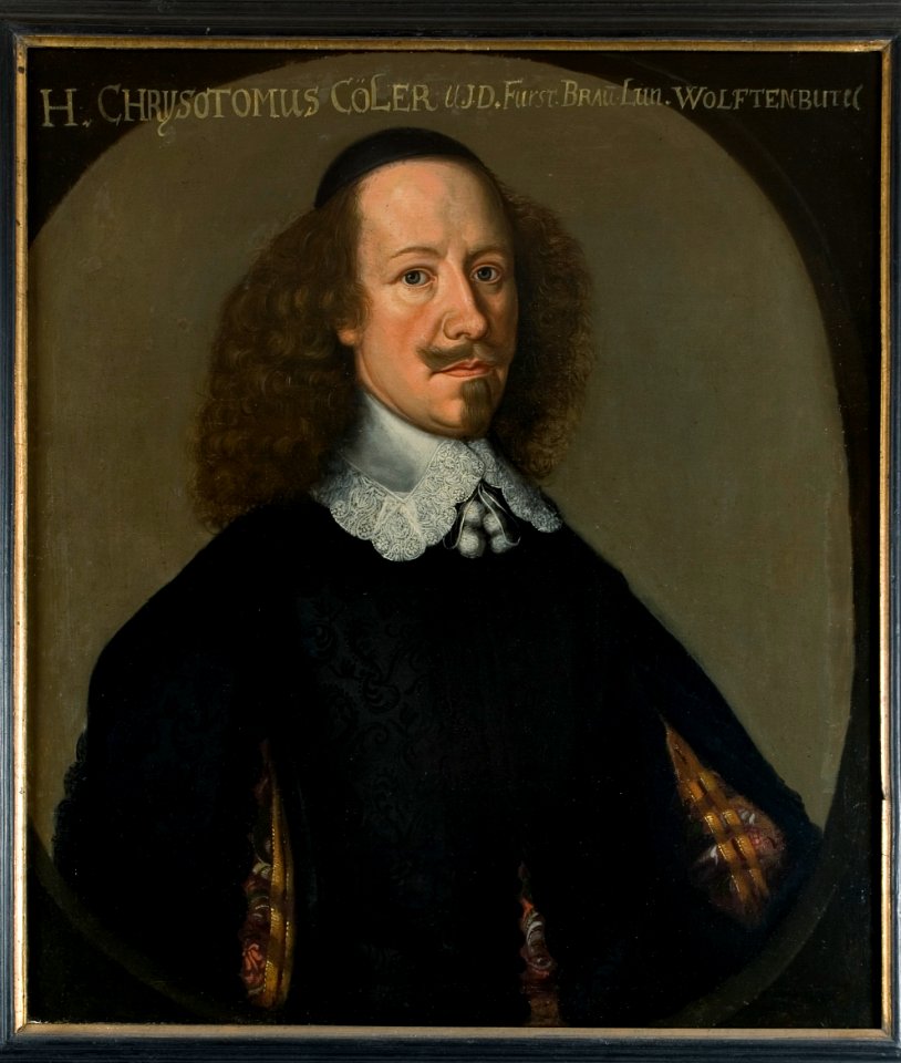 Chrysostomus Coeler, 1607-1664 (Anselmus van Hulle) - Nationalmuseum - 15420