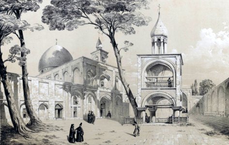 Church of Julfa by Eugène Flandin