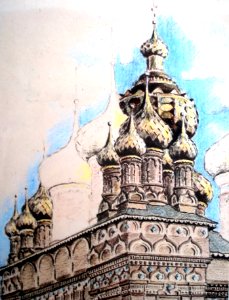 Church of the St. John the Baptist in Yaroslavl 1920