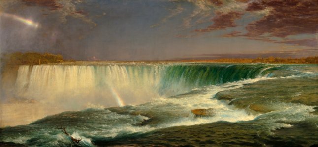 Frederic Edwin Church - Niagara Falls - WGA04867. Free illustration for personal and commercial use.