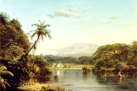 View on the Magdalena River Frederic Edwin Church