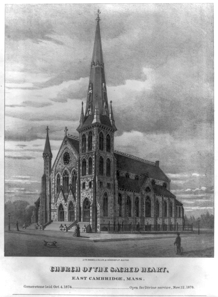 Church of the sacred heart. East Cambridge, Mass LCCN2004667206