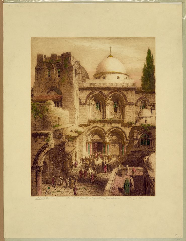 Church of the Holy Sepulchre Jerusalem LCCN2003681519