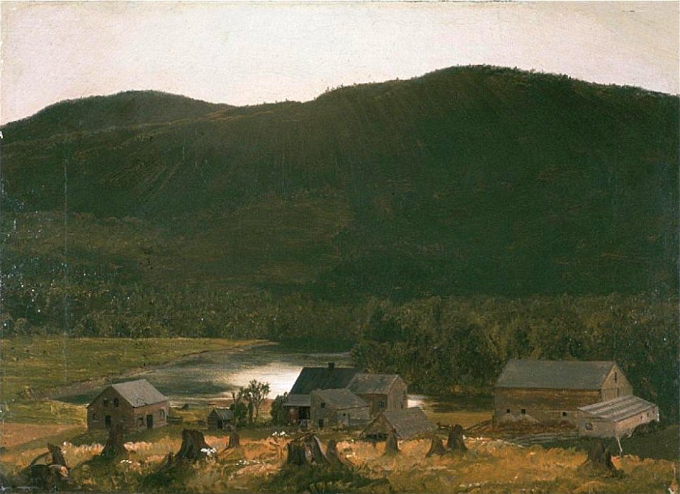 New York Landscape by Frederic Edwin Church, ca. 1850's
